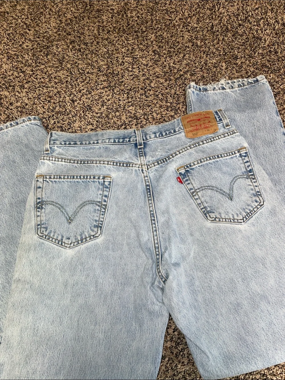 Levi's Light Blue Relaxed Fit Men's Jeans Size 36X36 | GUC